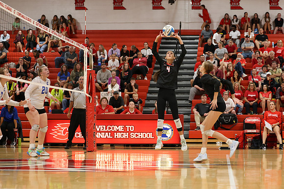 Centennial vs Cambridge-Isanti Girls Varsity Volleyball 155