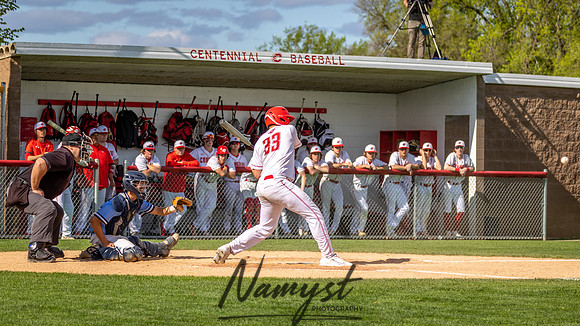Centennial vs Blaine Varsity Baseball 099