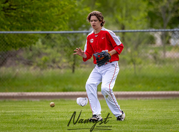 Centennial vs Washburn 9th Grade Baseball 082