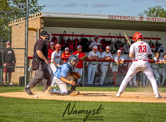 Centennial vs Blaine Varsity Baseball 218