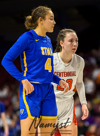 Centennial vs STMA Girls Basketball - State Tournament 268