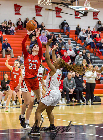 Centennial vs Coon Rapids Girls Varsity Basketball 015