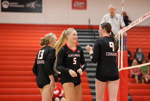 Centennial vs Cambridge-Isanti Girls Varsity Volleyball 37
