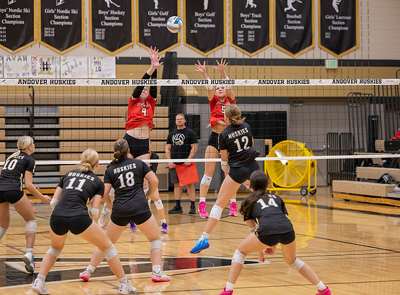 Centennial vs Andover Girls Varsity Volleyball 111