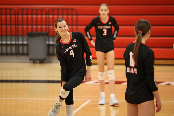 Centennial vs Coon Rapids Girls Varsity Volleyball 135