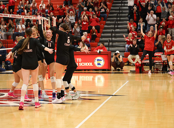 Centennial vs Blaine Girls Varsity Volleyball 332