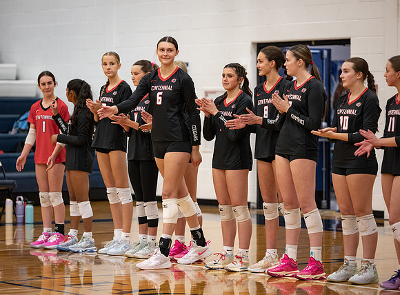 Centennial vs Totino-Grace Girls Varsity Volleyball 23