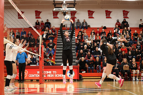 Centennial vs Coon Rapids Girls Varsity Volleyball 41