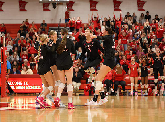Centennial vs Blaine Girls Varsity Volleyball 302