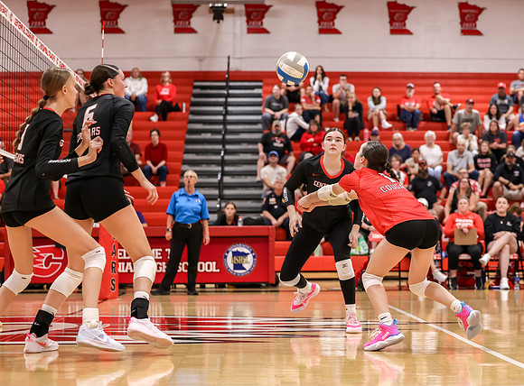 Centennial vs Coon Rapids Girls Varsity Volleyball 136