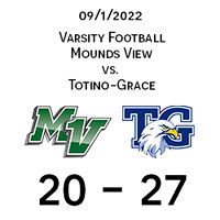 2022 09 02 Mounds View vs Totino-Grace