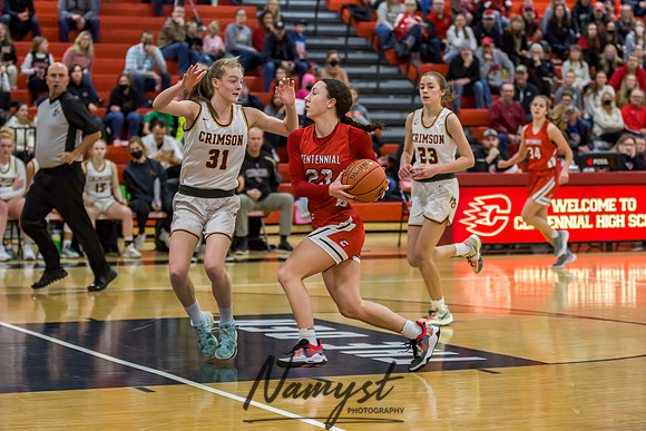 Centennial vs Maple Grove Girls Varsity Basketball 093