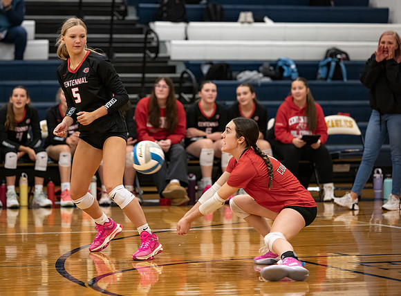 Centennial vs Totino-Grace Girls Varsity Volleyball 212