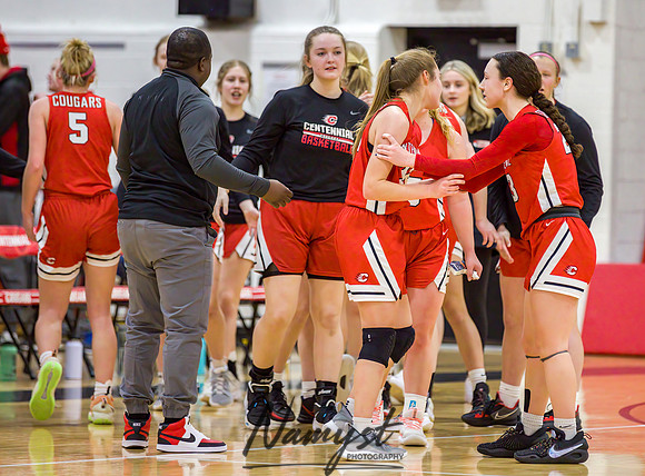 Centennial vs Cambridge-Isanti Girls Varsity Basketball 092