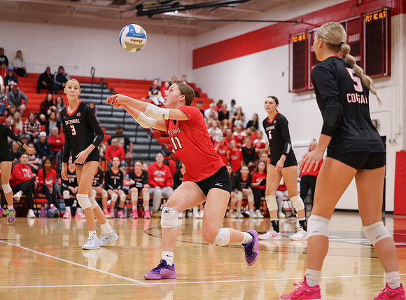 Centennial vs Hopkins Girls Varsity Volleyball 34