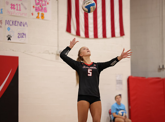 Centennial vs Osseo Girls Varsity Volleyball 118