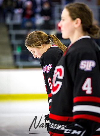Centennial-Spring Lake Park vs Rogers Girls Varsity Hockey 062