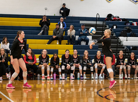 Centennial vs Totino-Grace Girls Varsity Volleyball 167