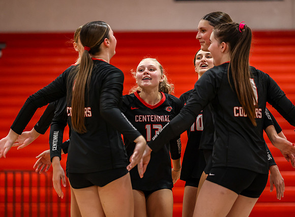 3132 Centennial vs Cambridge-Isanti Girls Varsity Volleyball