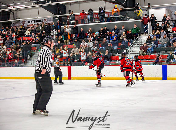 Centennial vs Blaine Varsity Hockey 216