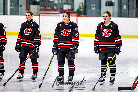 Centennial-Spring Lake Park vs Rogers Girls Varsity Hockey 072