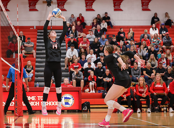 Centennial vs Hopkins Girls Varsity Volleyball 59