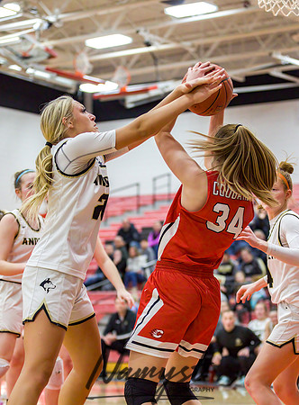 Centennial vs Andover Girls Varsity Basketball 089