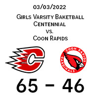 2022 03 03 Centennial vs Coon Rapids