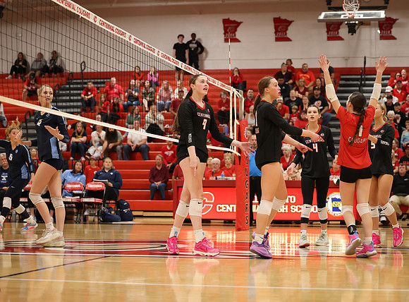 Centennial vs Blaine Girls Varsity Volleyball 285