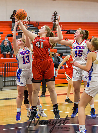 Centennial vs Spring Lake Park Girls Varsity Basketball 119