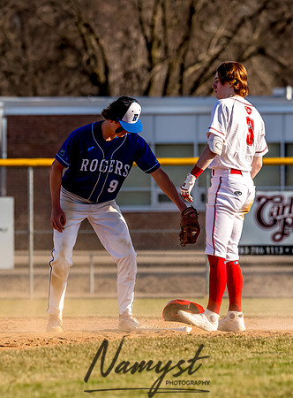 Centennial vs Rogers Varsity Baseball 258