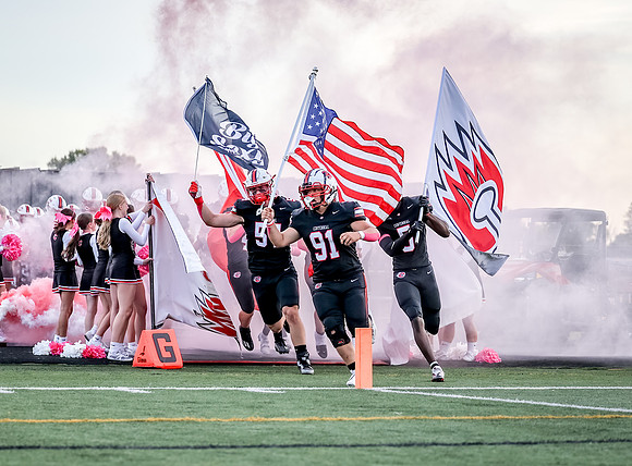 Centennial vs Maple Gove Varsity Football 83