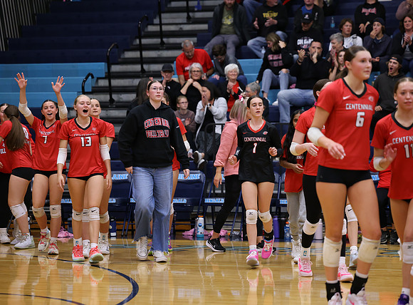 Centennial vs Blaine Girls Varsity Volleyball 256