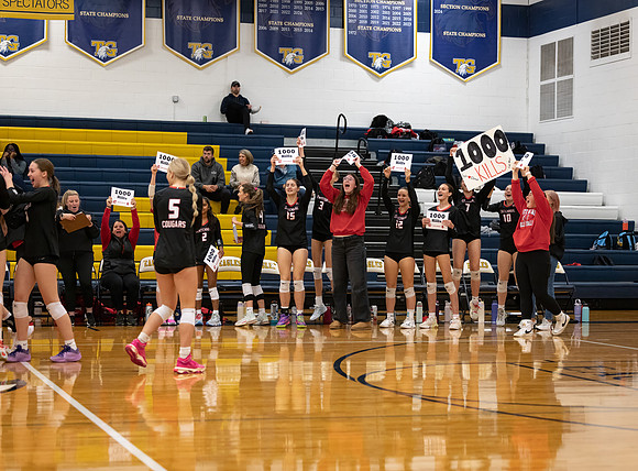 Centennial vs Totino-Grace Girls Varsity Volleyball 98