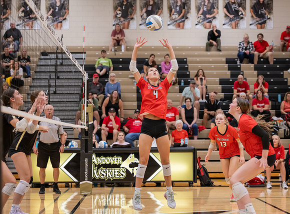 Centennial vs Andover Girls Varsity Volleyball 83