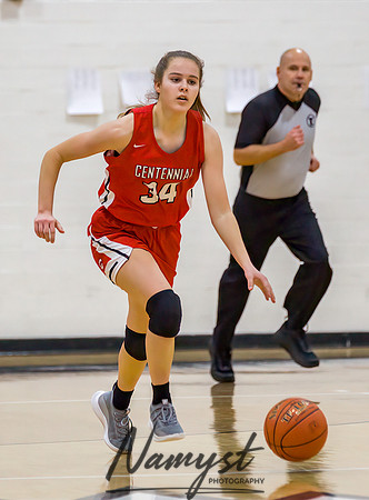 Centennial vs Spring Lake Park Girls Varsity Basketball 079