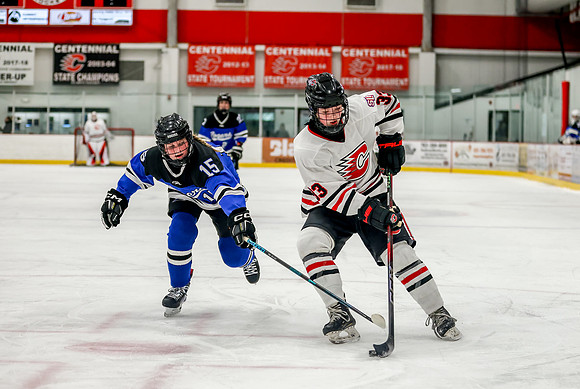 Centennial vs Roger JV Hockey 87