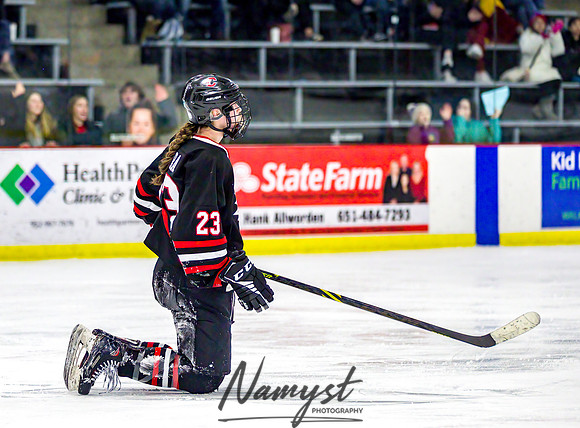 Centennial-Spring Lake Park vs Rogers Girls Varsity Hockey 312