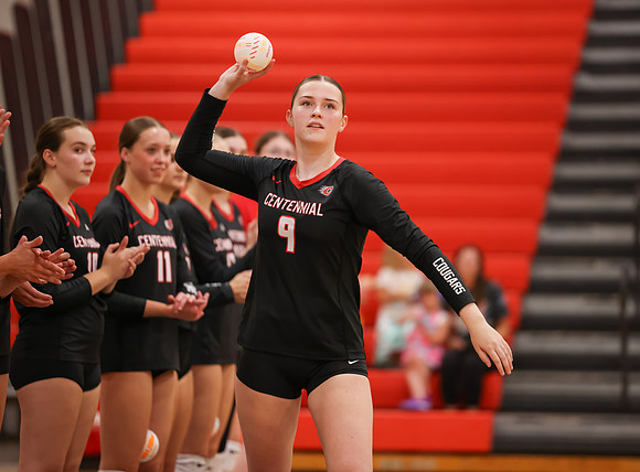 Centennial vs Osseo Girls Varsity Volleyball 25