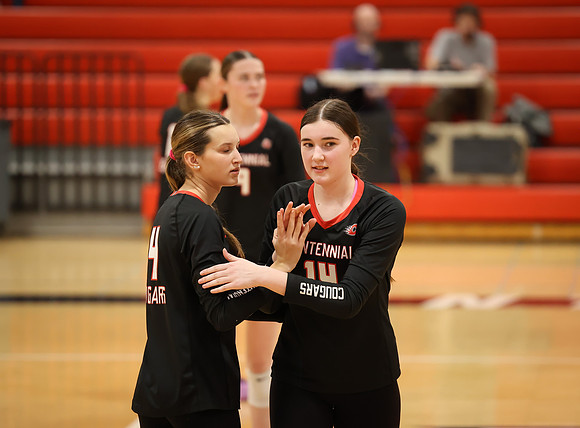 Centennial vs Blaine Girls Varsity Volleyball 171