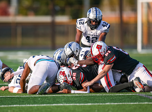 Centennial vs Champlin JV Football 216