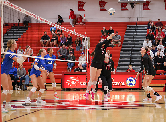 Centennial vs Hopkins Girls Varsity Volleyball 171