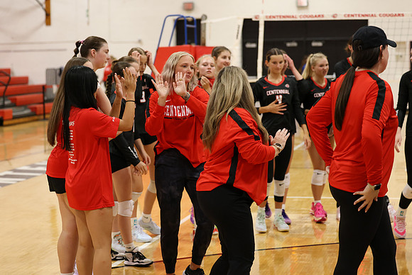 Centennial vs Cambridge-Isanti Girls Varsity Volleyball 199