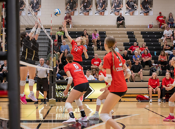 Centennial vs Andover Girls Varsity Volleyball 93