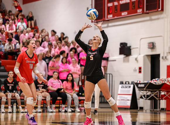 Centennial vs Champlin Park Girls Varsity Volleyball 51