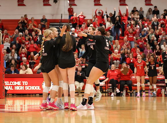 Centennial vs Blaine Girls Varsity Volleyball 303