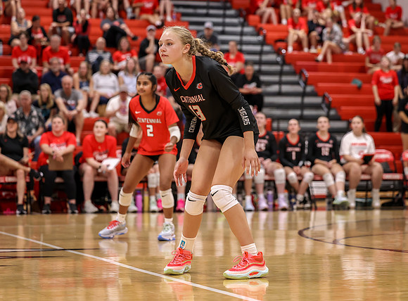 Centennial vs Mounds View Girls Varsity Volleyball 93