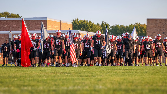 Centennial vs Maple Gove Varsity Football 69