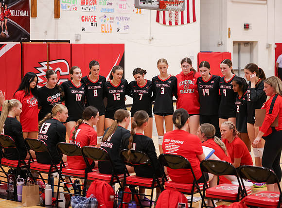 Centennial vs Osseo Girls Varsity Volleyball 66