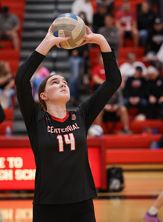 Centennial vs Hopkins Girls Varsity Volleyball 20